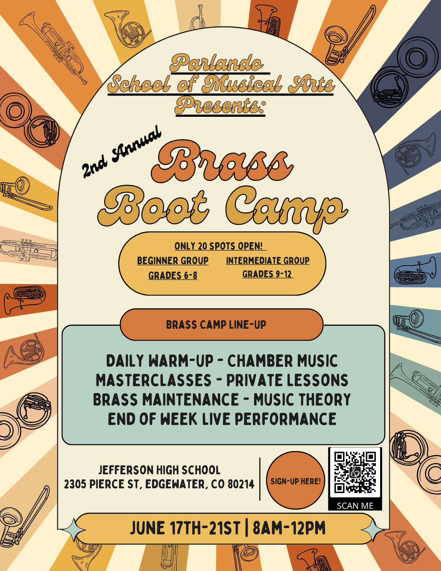Brass Boot Camp — Parlando School of Musical Arts — Parlando